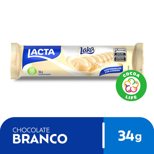 Chocolate Branco Laka 34g