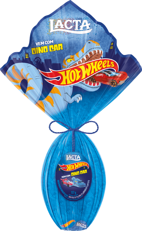 Ovo de Páscoa Nº15 Lacta Hotwheels 157g