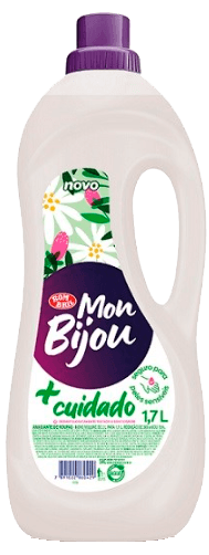 Amaciante de Roupa +Cuidado Mon Bijou Frasco 1,7l