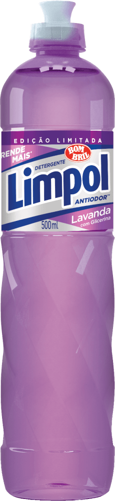 Detergente Líquido Lavanda Limpol Squeeze 500ml