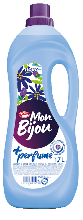 Amaciante de Roupa +Proteção Mon Bijou Frasco 1,7l