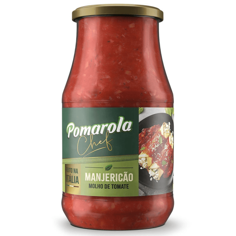 Molho-de-Tomate-Pomarola-Manjericao-Vidro-420g