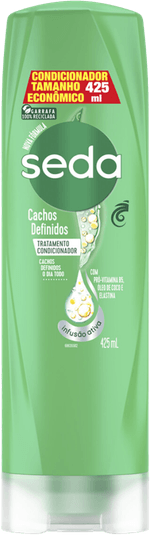 Tratamento-Condicionador-com-Pro-Vitamina-B5-Oleo-de-Coco-e-Elastina-Seda-Cachos-Definidos-Frasco-425ml-Embalagem-Economica