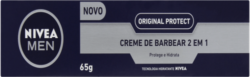 NIVEA MEN Creme de Barbear Original Protect 2 em 1 65g