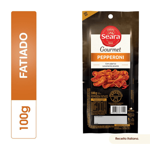 Pepperoni fatiado Seara Gourmet 100g