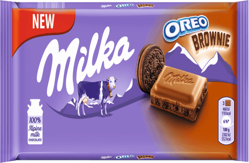 Chocolate Milka Oreo Brownie 100g