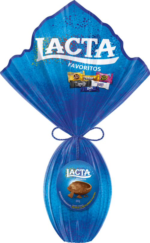 Ovo de Páscoa Nº 22 Lacta Favoritos 614g