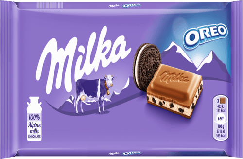 Milka Tablet With Oreo Cookies