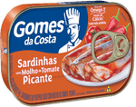 Sardinha-ao-Proprio-Suco-ao-Molho-de-Tomate-Picante-Gomes-da-Costa-Lata-Peso-Liquido-125g-Peso-Drenado-75g