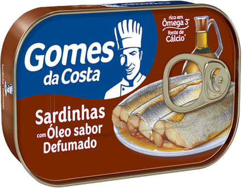 Sardinha Gomes Da Costa Óleo Defumado Lata Abre Fácil 125 G