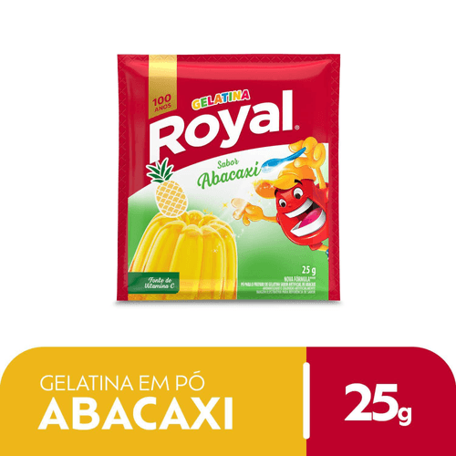 Gelatina Em Pó Royal Abacaxi