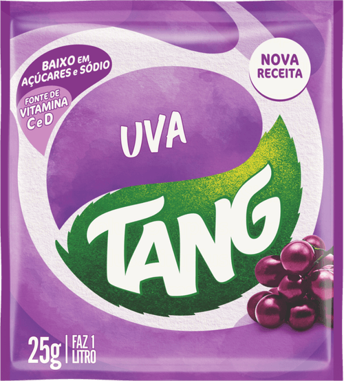 Refresco em Pó Uva Tang Pacote 25g