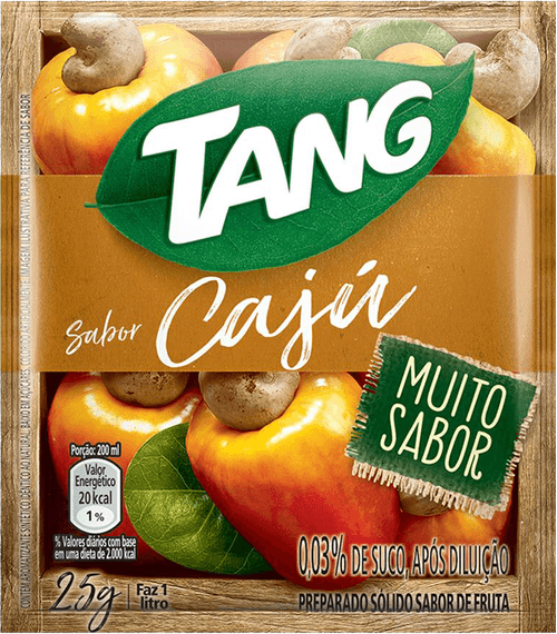 Refresco em Pó Caju Tang Pacote 25g