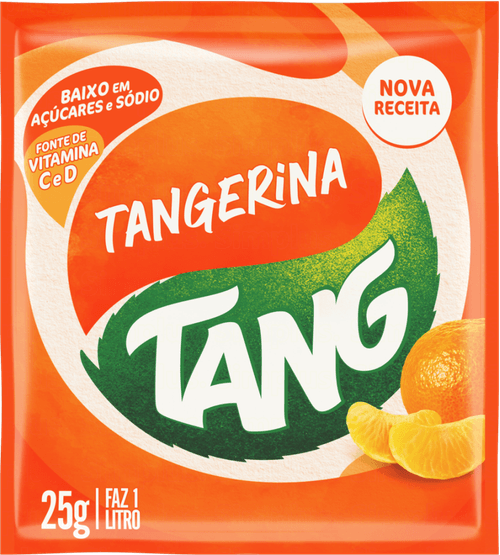 Refresco em Pó Tangerina Tang Pacote 25g