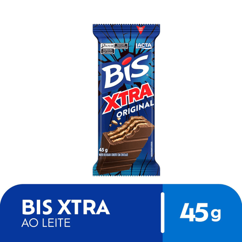 Bis Xtra Original  Ao Leite 45g