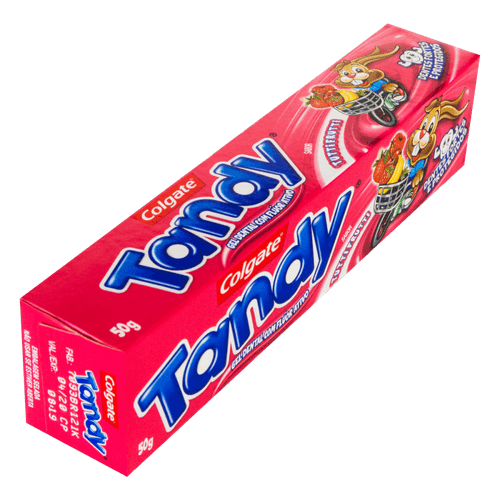 Gel Dental Infantil com Flúor Ativo Tutti Frutti Colgate Tandy Caixa 50g