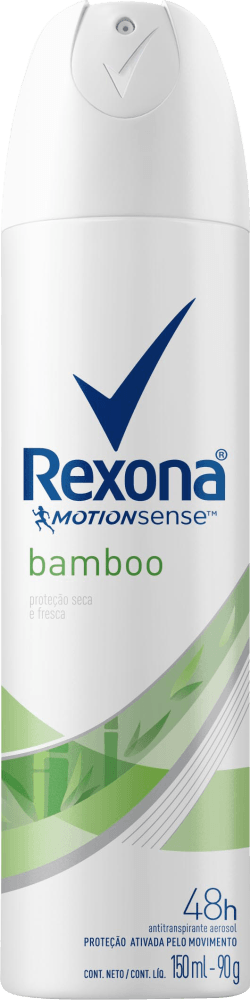 Antitranspirante Aerossol Bamboo 72h Rexona 150ml Spray