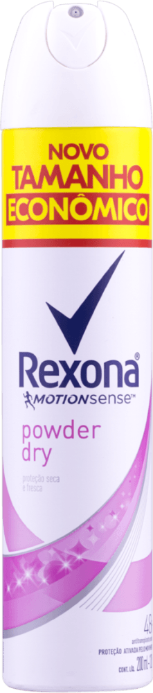 Antitranspirante-Aerossol-Powder-Dry-72h-Rexona-200ml-Spray-Tamanho-Economico