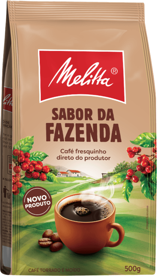 Café Torrado e Moído Melitta Sabor da Fazenda Pacote 500g