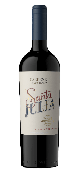 Vinho Argentino Tinto Seco Santa Julia Cabernet Sauvignon Mendoza Garrafa 750ml