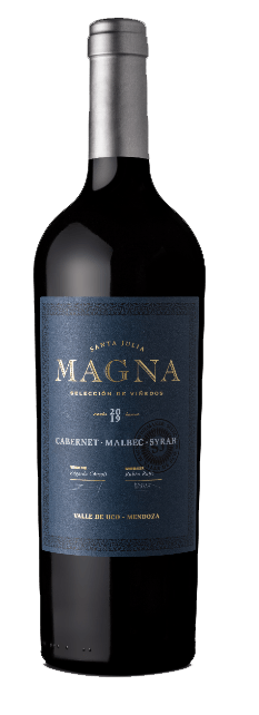 Vinho Argentino Tinto Seco Magna Santa Julia Cabernet Malbec Syrah Mendoza Garrafa 750ml