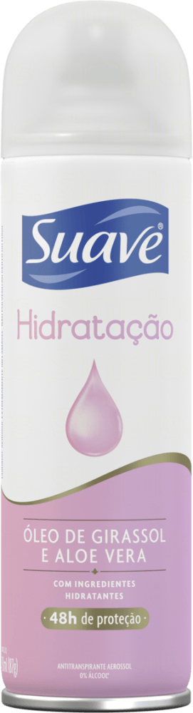 Antitranspirante Aerossol Hidratação com Óleo de Girassol e Aloe Vera 48h de Proteção Suave 150ml Spray