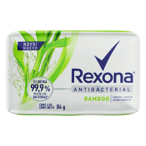 Sabonete em Barra Antibacterial com Esfoliante Rexona Limpeza Profunda Envoltório 84g