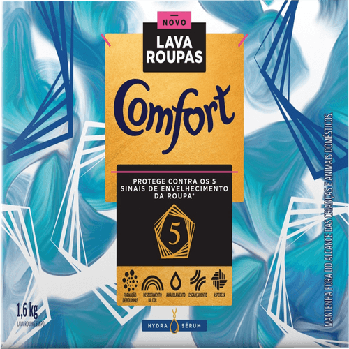 Sabão em Pó Comfort Hydra Serum 1,6Kg