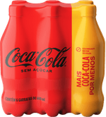 Refrigerante-sem-Acucar-Coca-Cola-Garrafa-6-Unidades-600ml-Cada-Leve-Mais-Pague-Menos