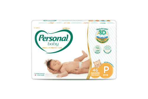 Fralda Personal Baby Premium Protection P com 46 unidades