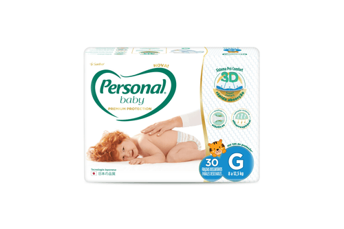 Fralda Personal Baby Premium Protection G 30 unidades