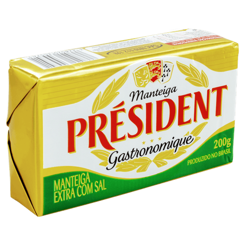 Manteiga Extra com Sal Président Gastronomique 200g