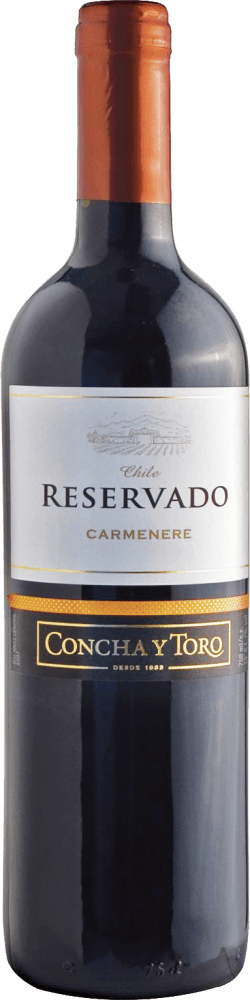 Vinho Chileno Tinto Meio Seco Reservado Carménère Valle Central Garrafa 750ml