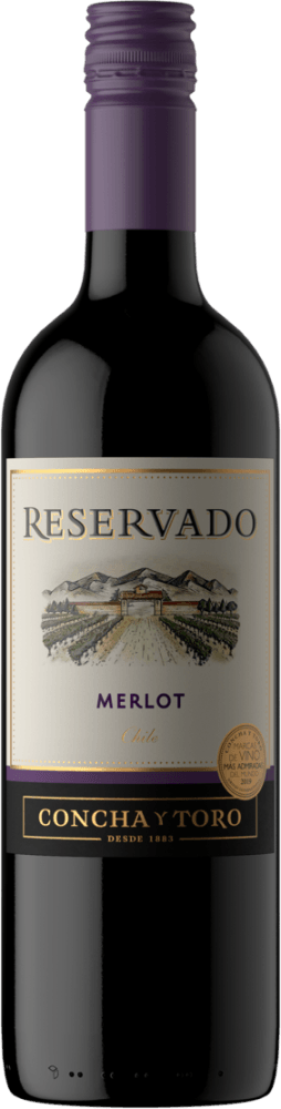 Vinho Chileno Tinto Meio Seco Reservado Merlot Valle Central Garrafa 750ml