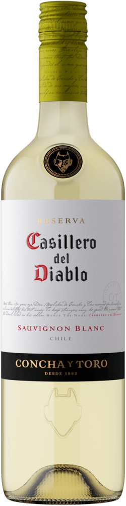 Vinho Chileno Branco Seco Reserva Casillero del Diablo Sauvignon Blanc Garrafa 750ml