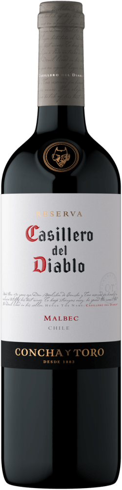 Vinho Chileno Tinto Seco Reserva Casillero del Diablo Malbec Valle Central Garrafa 750ml