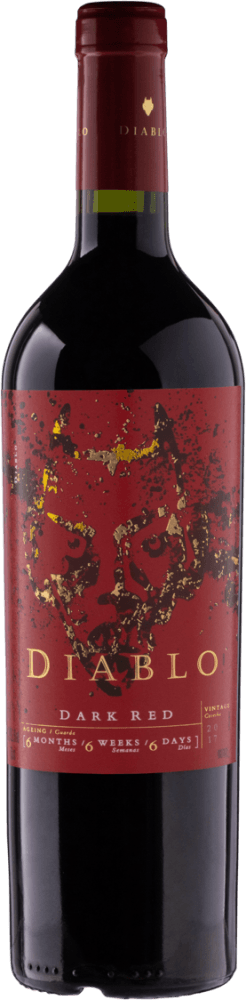 Vinho Chileno Tinto Meio Seco Dark Red Diablo Valle del Maule Garrafa 750ml