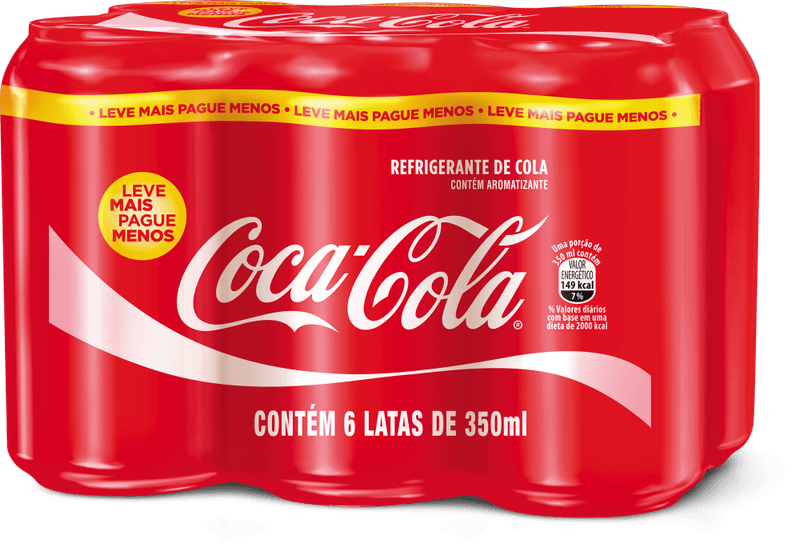 Refrigerante-Coca-Cola-Sabor-Original-Embalagem-Leve-Mais-Pague-Menos-com-6-Unidades-350ml