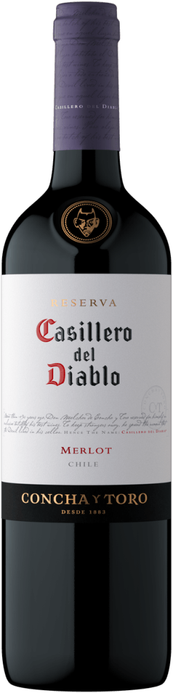 Vinho Chileno Tinto Seco Reserva Casillero del Diablo Merlot Valle Central Garrafa 750ml