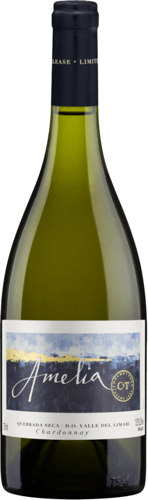 Vinho Chileno Branco Seco Amelia Chardonnay Valle del Limarí Garrafa 750ml