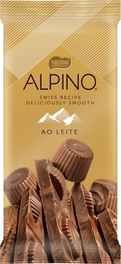 Chocolate ao Leite Alpino Pacote 90g