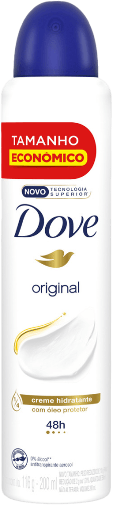 Antitranspirante-Aerossol-Original-72h-Dove-200ml-Spray-Tamanho-Economico