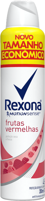 Antitranspirante-Aerossol-Frutas-Vermelhas-72h-Rexona-200ml-Spray-Tamanho-Economico