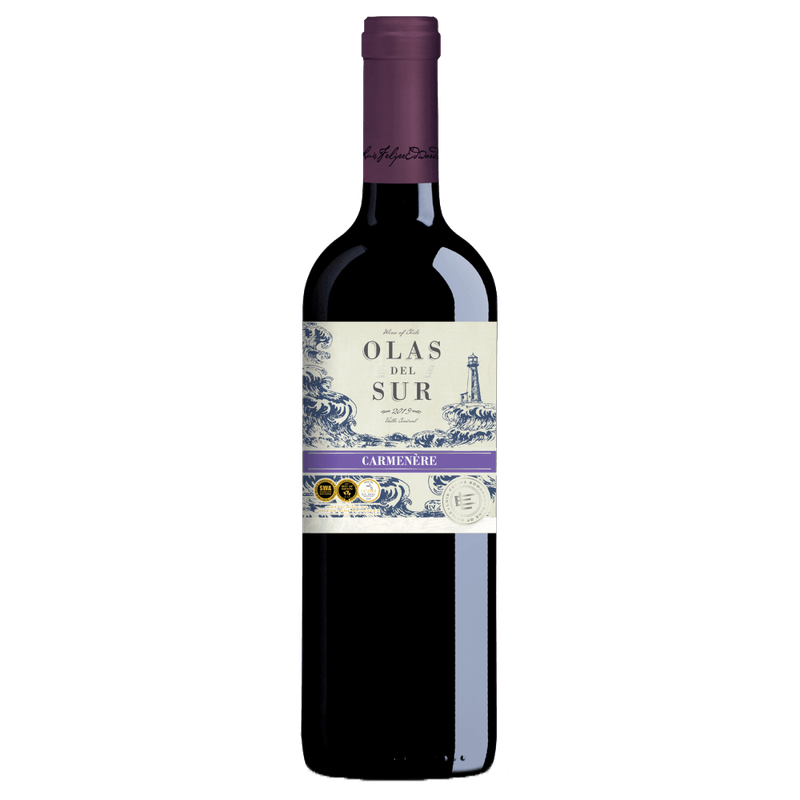 Vinho-Chileno-Olas-Del-Sur-Carmenere-750ml