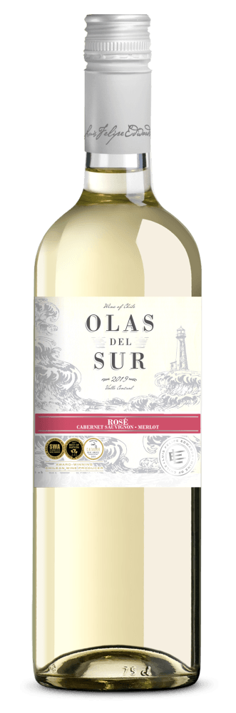 Vinho Chileno Olas Del Sur Rosé Cabernet Suavignon Merlot 750ml