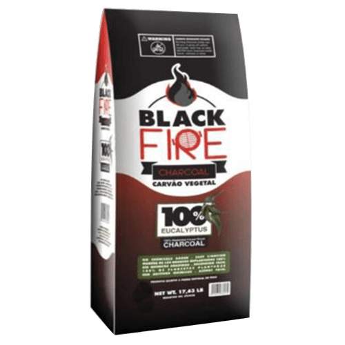 Carvão Vegetal Black Fire Empacotado 3kg