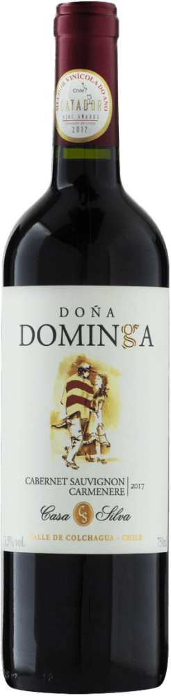 Vinho Chileno Tinto Seco Doña Dominga Cabernet Sauvignon Carménère Valle de Colchagua Garrafa 750ml