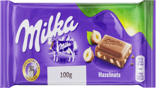 Chocolate Hazelnut Milka 100g