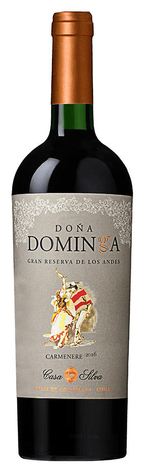 Vinho Chileno Tinto Seco Gran Reserva de los Andes Doña Dominga Carménère Valle de Colchagua Garrafa 750ml