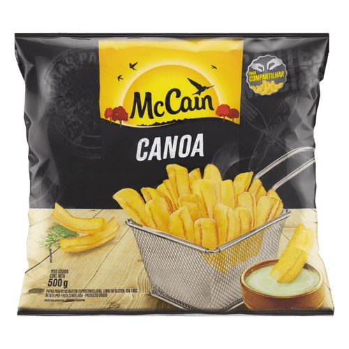 Batata Pré-Frita Canoa Congelada McCain Pacote 500g